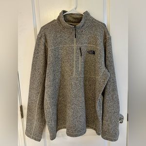 Mens The North Face XL 1/2 zip Sherpa Pullover